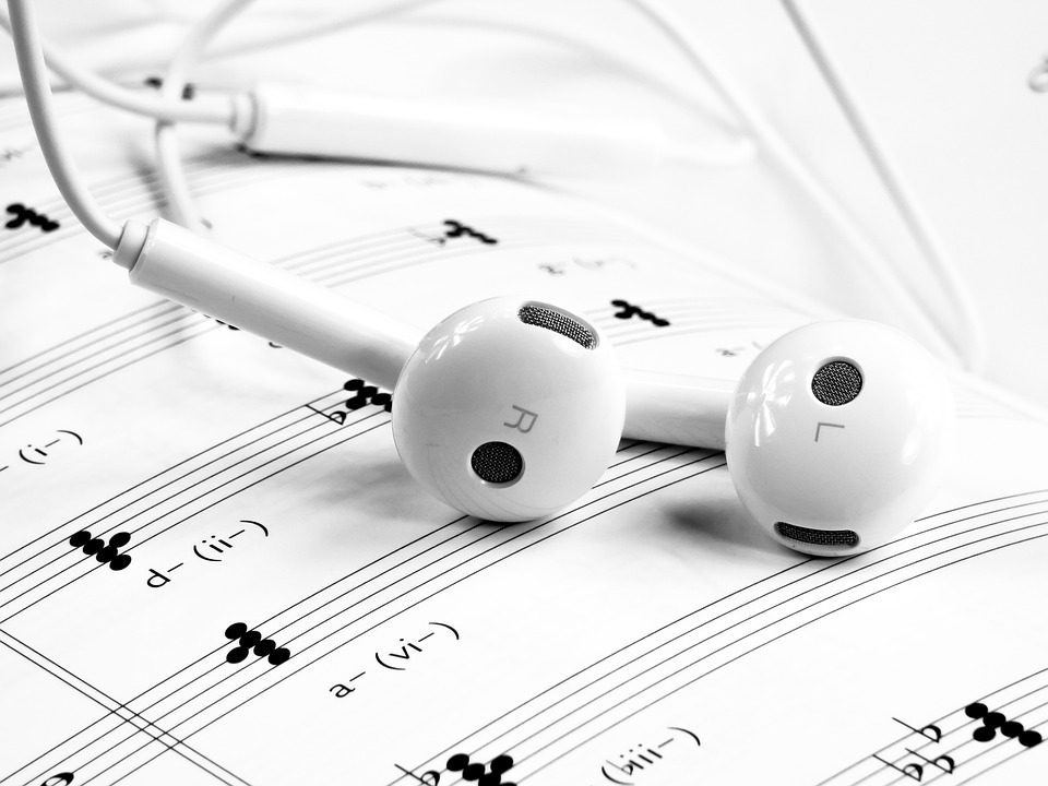 listening to music