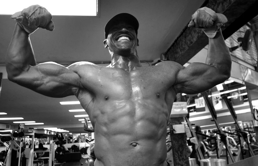 muscular and lean