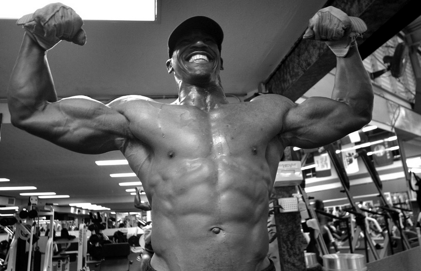 a muscular dude